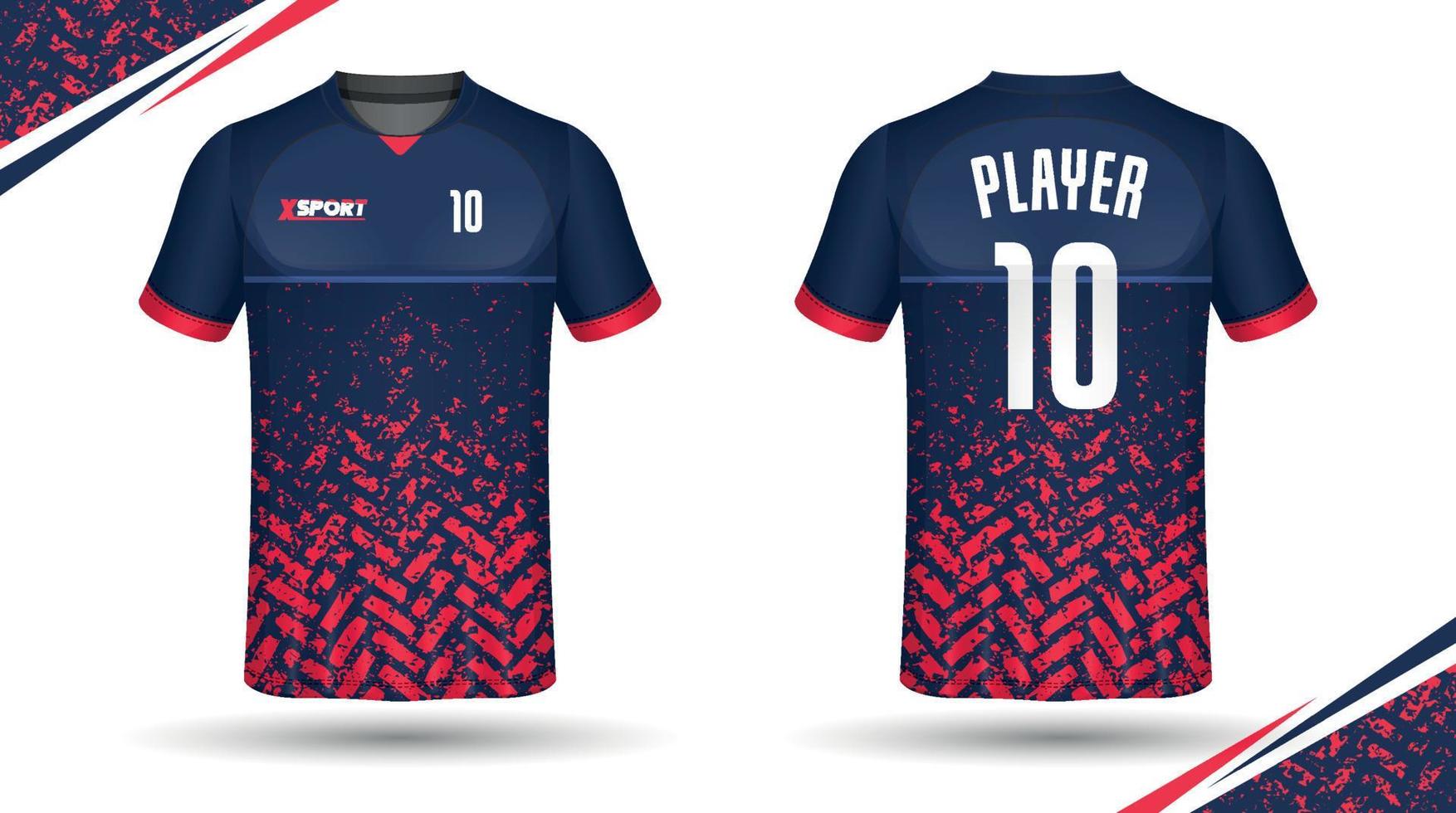 Soccer jersey design for sublimation, sport t shirt design vector