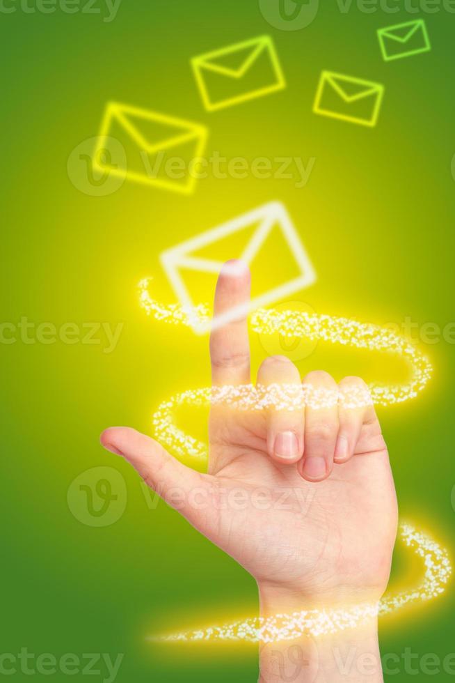 Touch screen button concept 21195281 Stock Photo at Vecteezy
