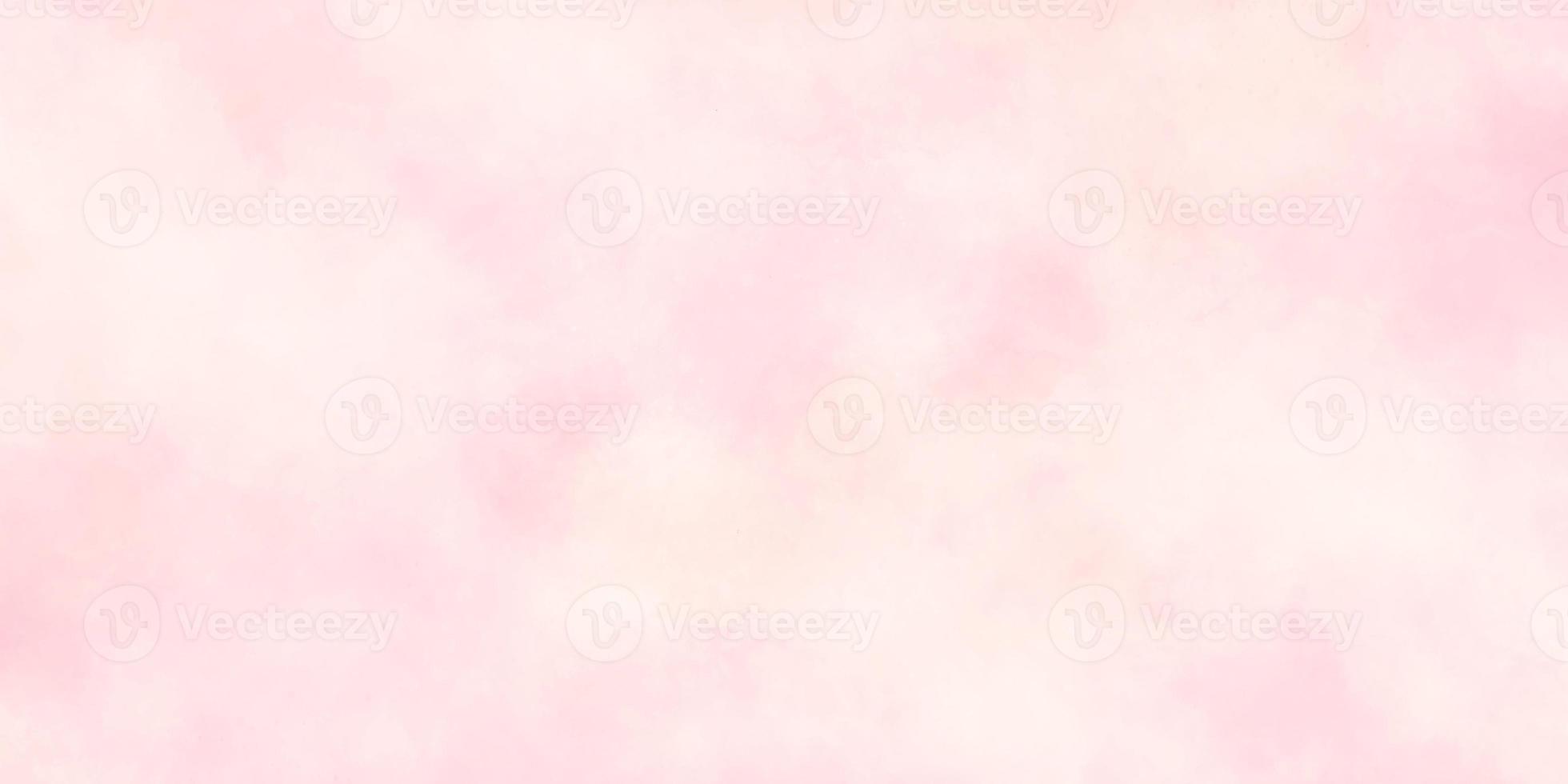Abstract Pink watercolor background texture, Soft blurred abstract pink roses background. Watercolor painted background. Brush stroked painting. Modern pink yellow watercolor grunge. photo
