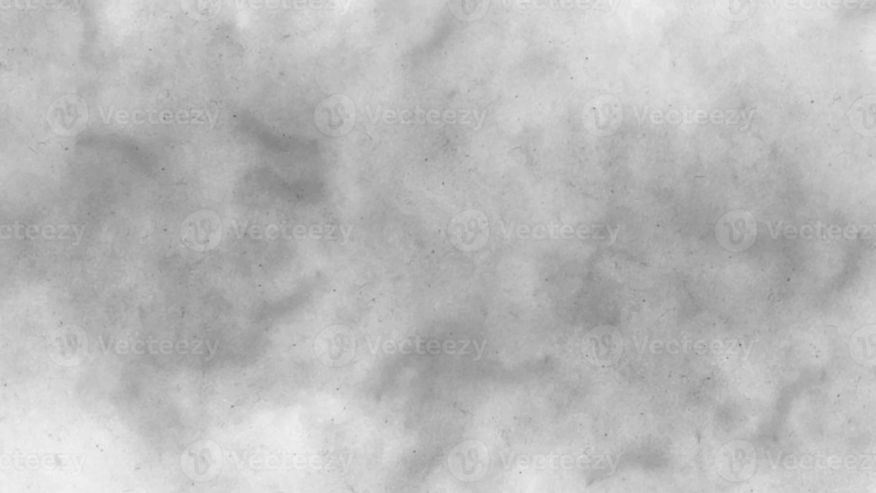 Monochrome black and white ink effect watercolor. Abstract grunge grey shades watercolor background. Smeared gray aquarelle painted paper textured. Silver ink and watercolor textures on white paper. photo