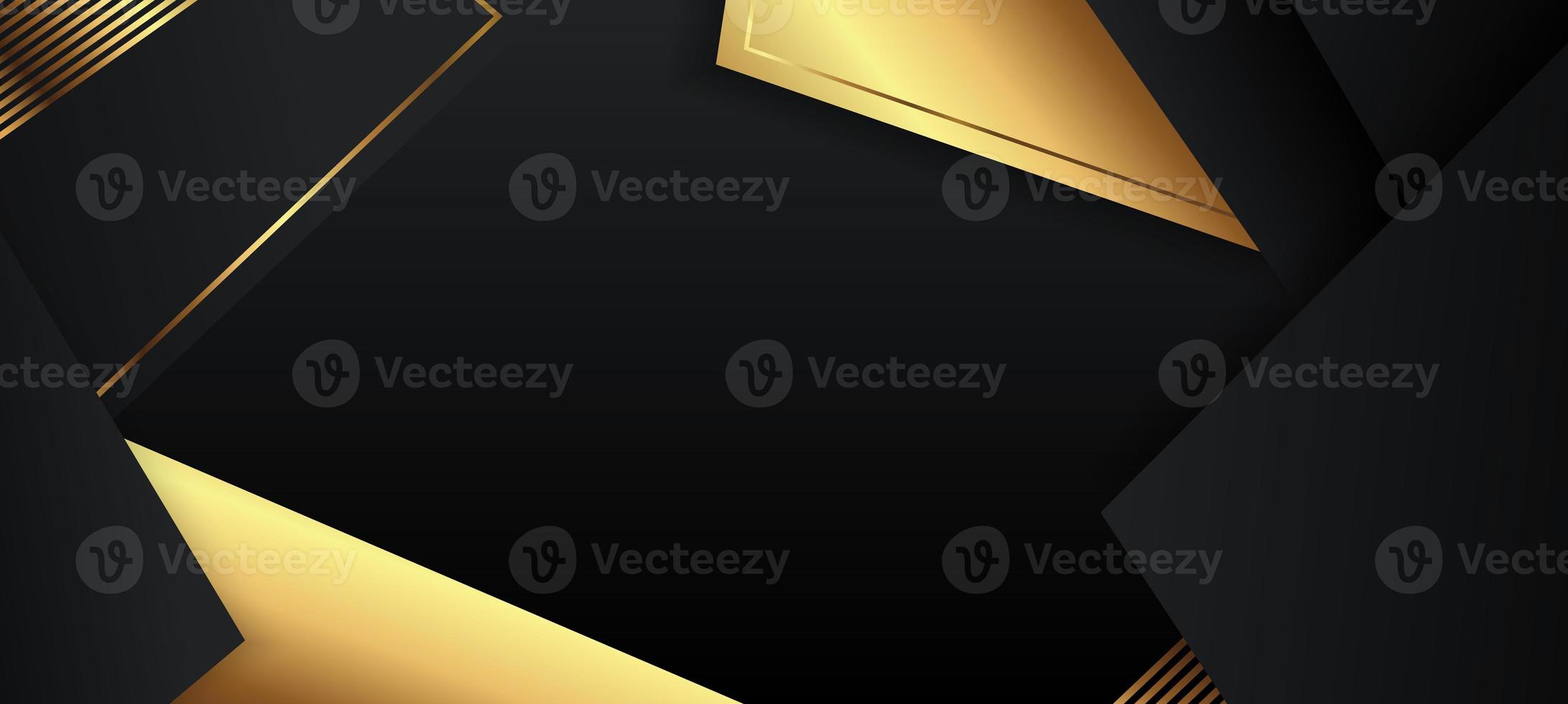 Abstract luxury gold black background with golden lines . Luxury and elegant design. photo