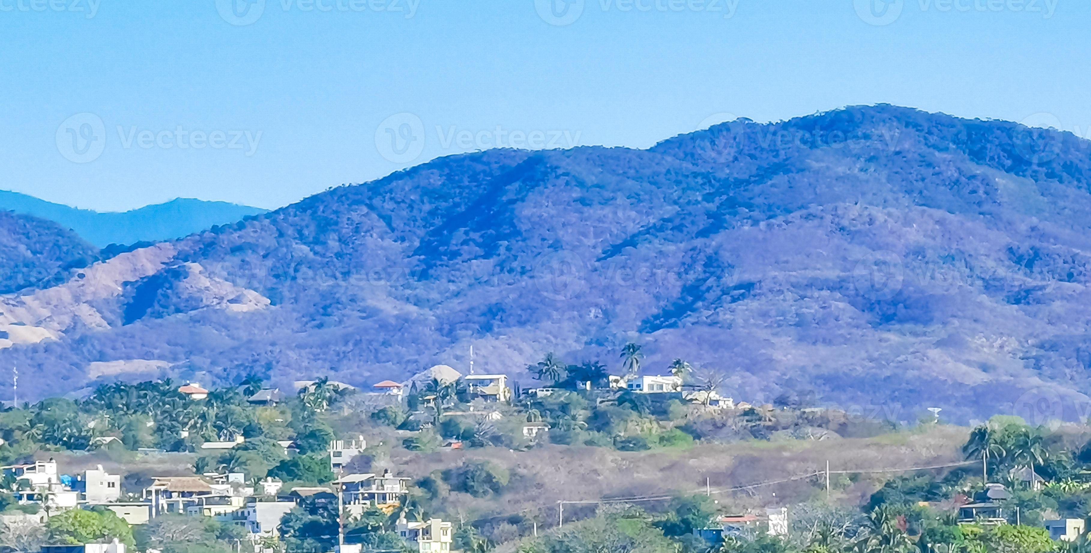 Mountain panorama cliffs rocks hilly tropical landscape Puerto
