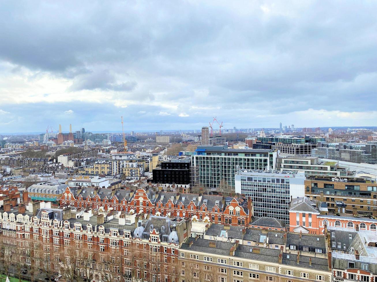 London in the UK in March 2023. An aerial view of London from Westminster photo