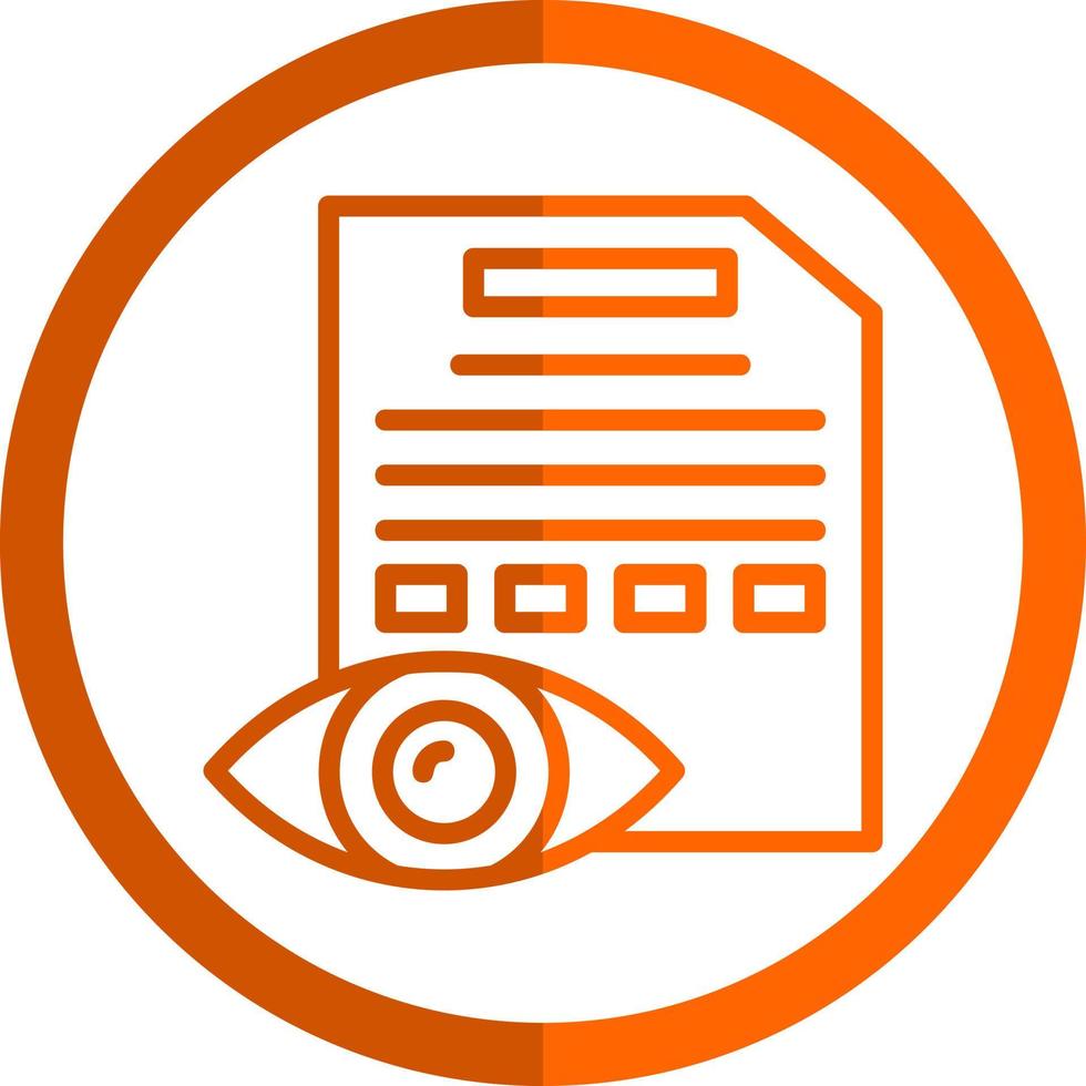 Eye Test Vector Icon Design