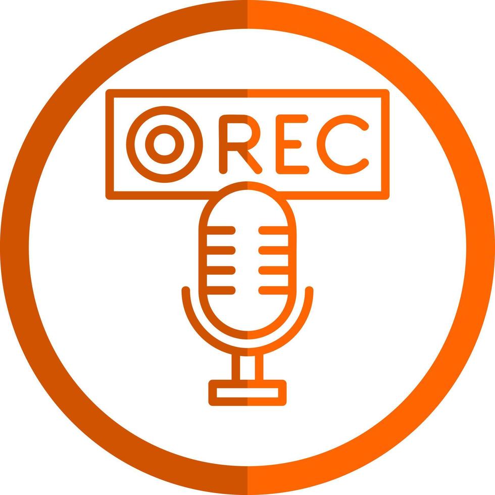 Recording Vector Icon Design
