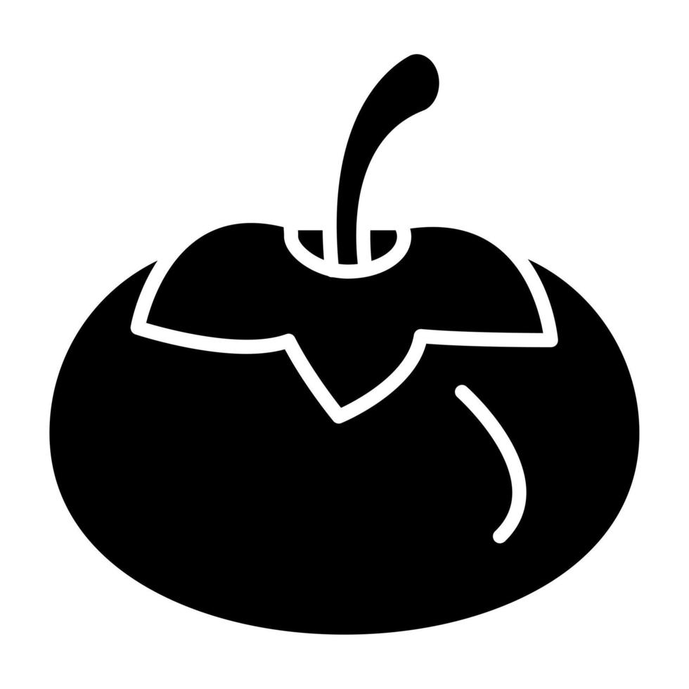 Persimmon Icon Style vector