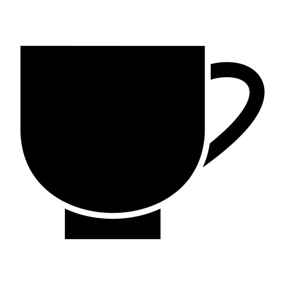 estilo de icono de tazas de café vector