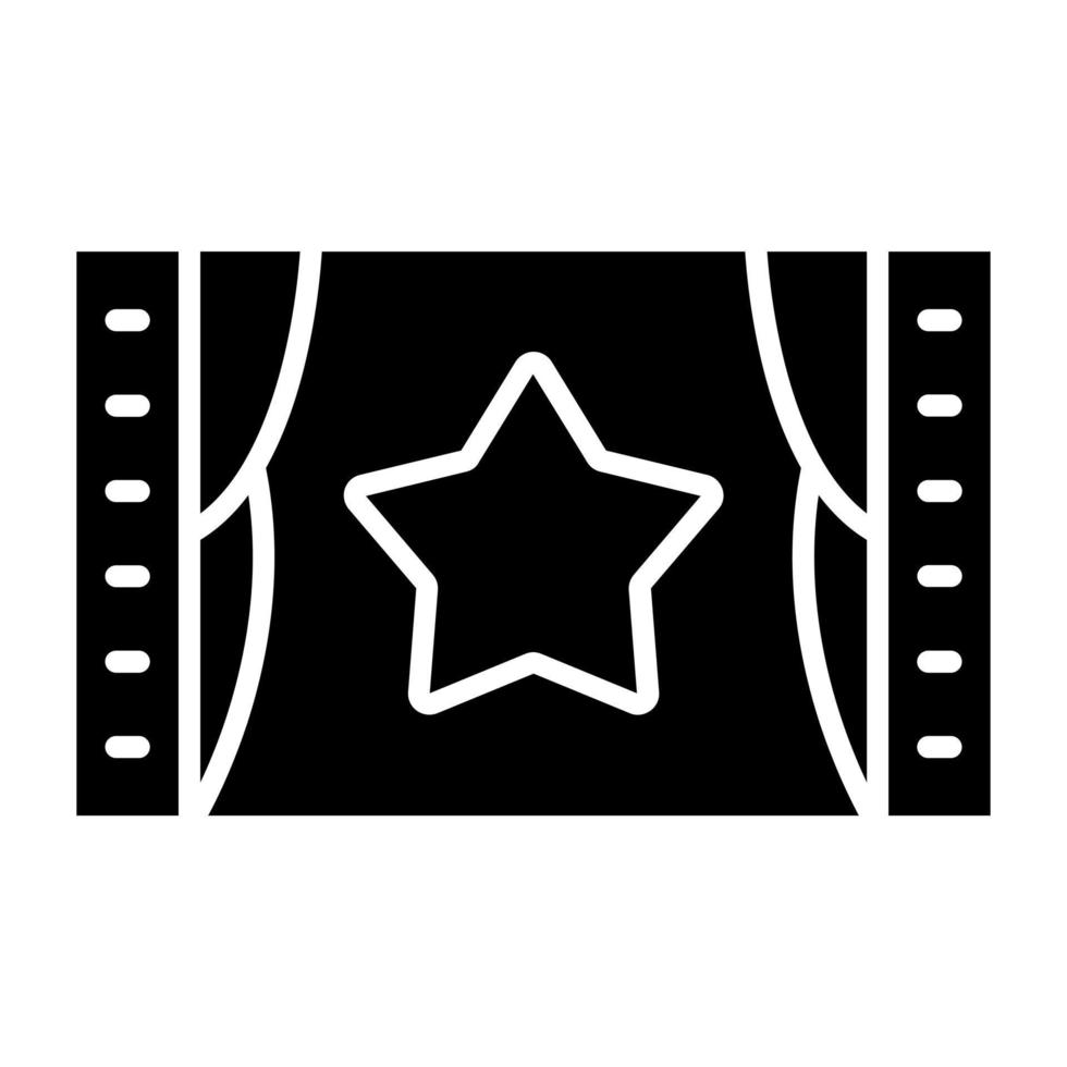Film Premiere Icon Style vector
