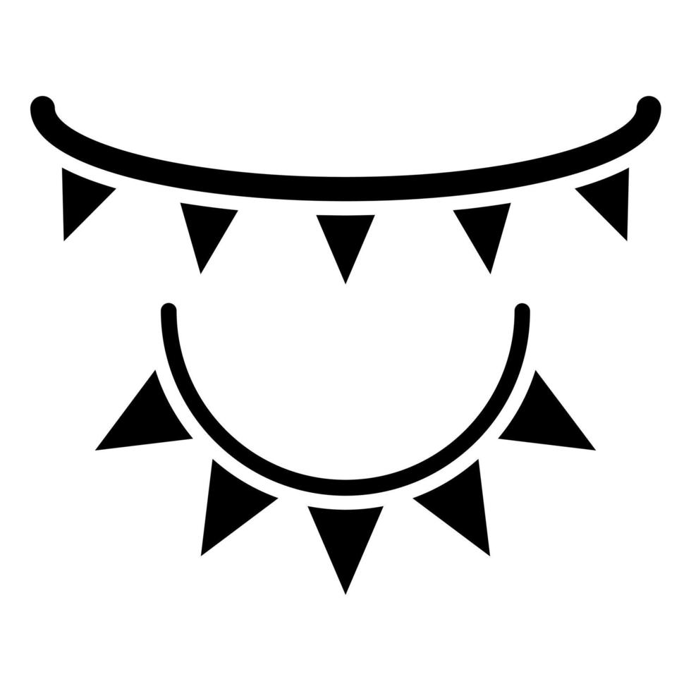 Garlands Icon Style vector