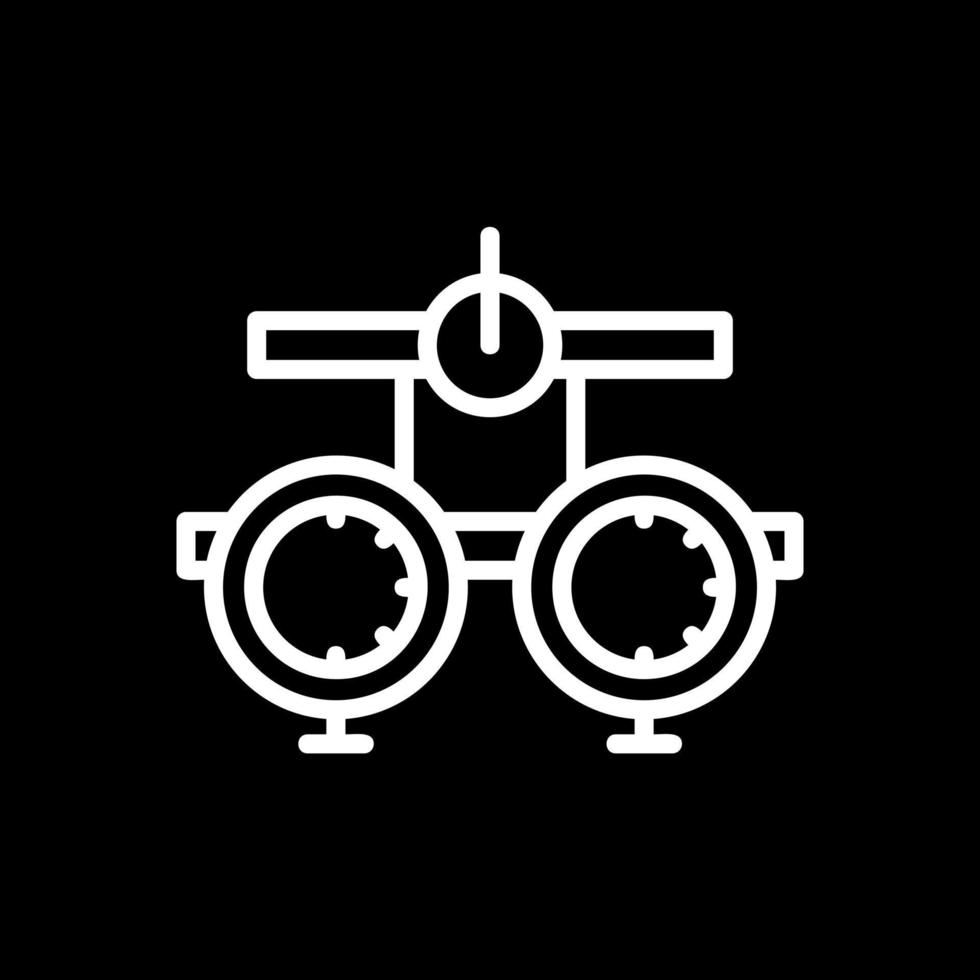 diseño de icono de vector de optometrista