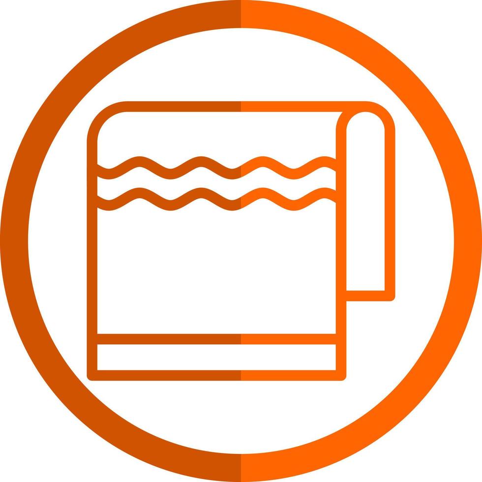 Towel Vector Icon Design