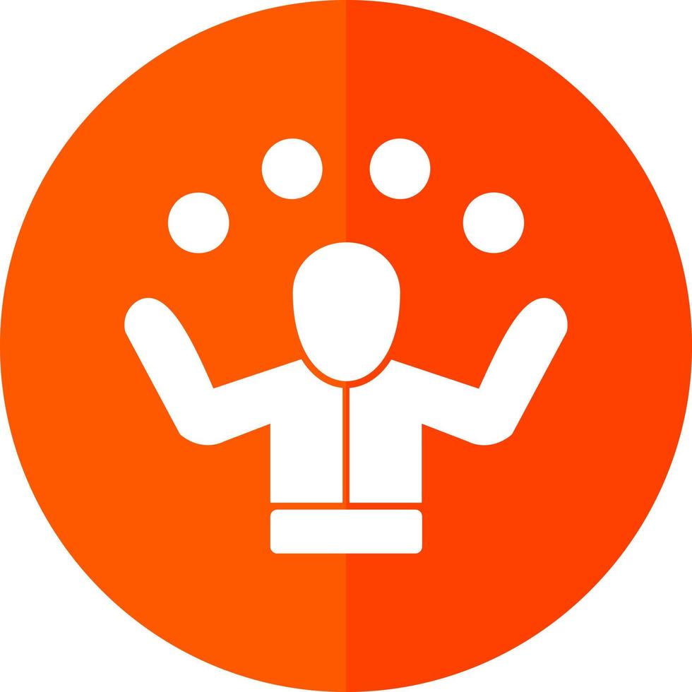 Juggling Vector Icon Design