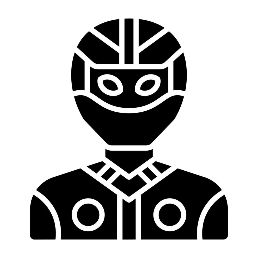 Racer Icon Style vector