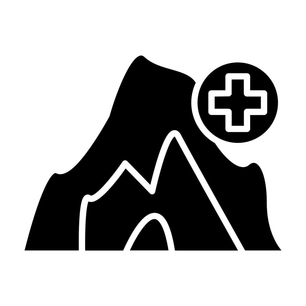 Cave Rescue Icon Style vector