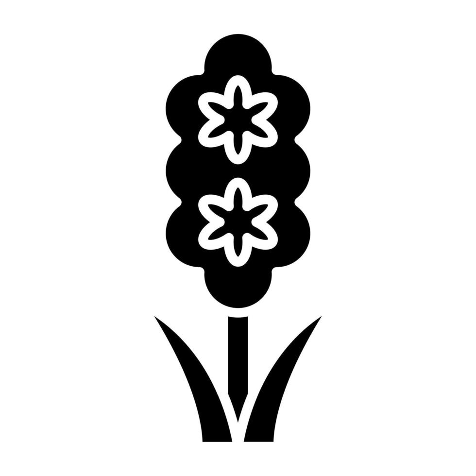 Hyacinth Icon Style vector