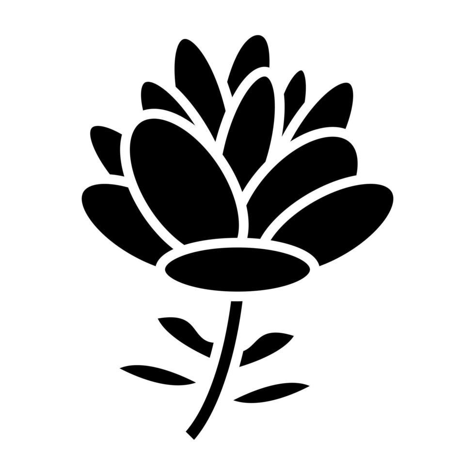 Peony Icon Style vector