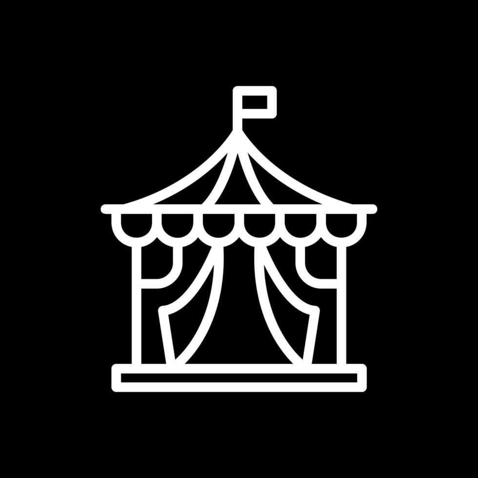 diseño de icono de vector de circo