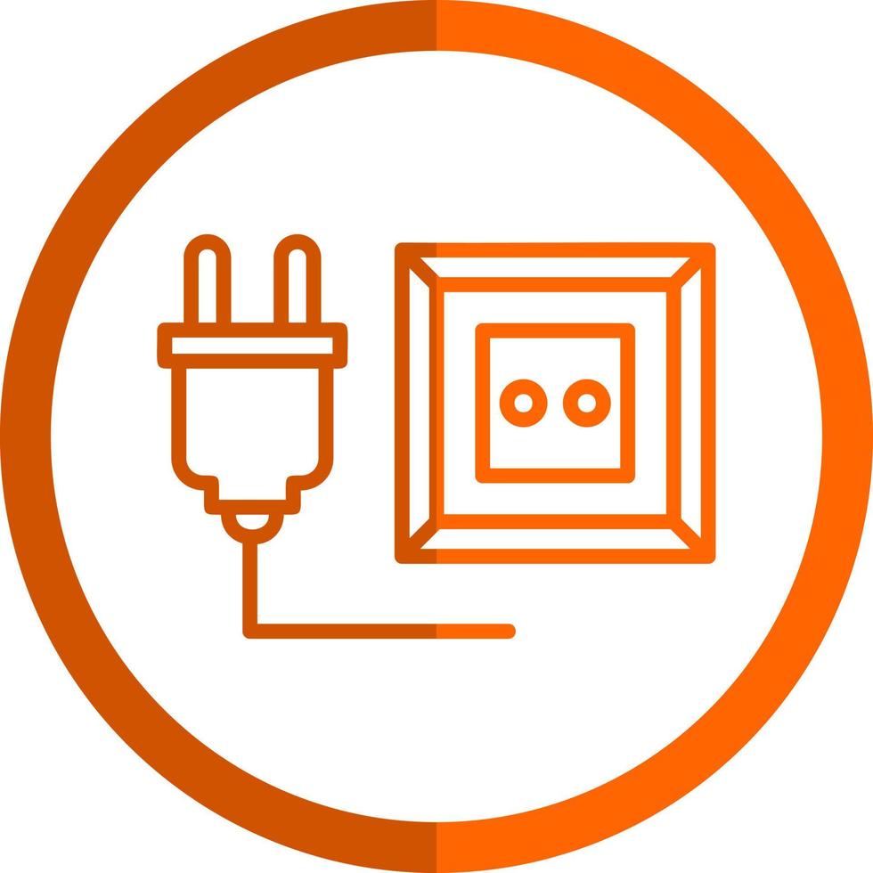Unplugged Vector Icon Design