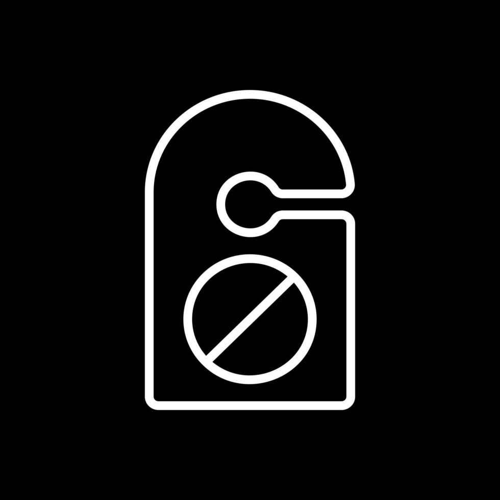 Do Not Disturb Vector Icon Design