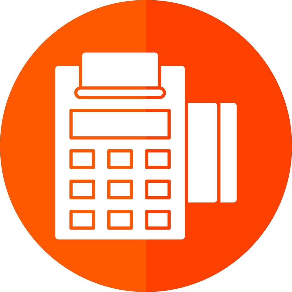 Pos Terminal Vector Icon Design