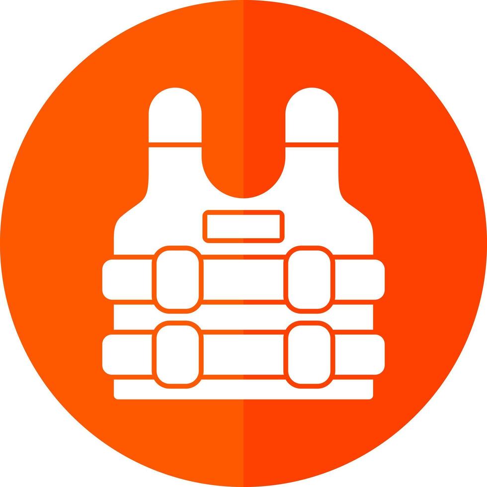 Bulletproof Vest Vector Icon Design