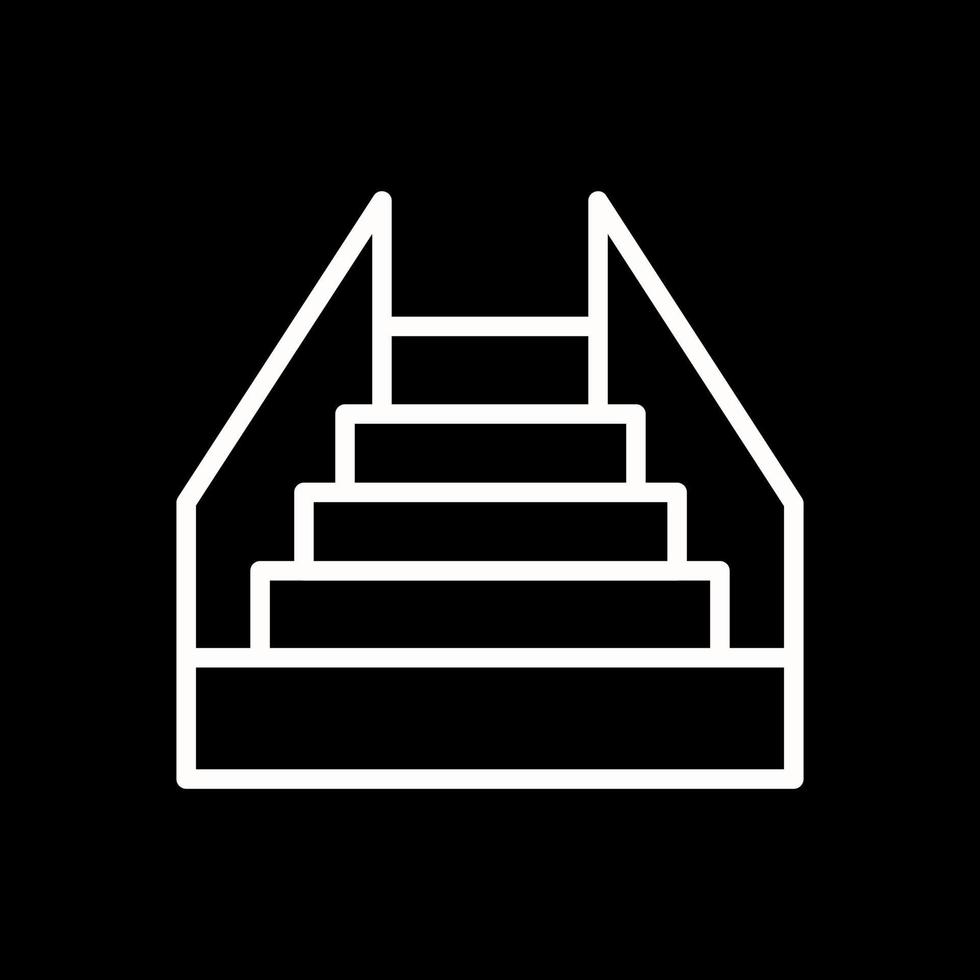 Stair Vector Icon Design