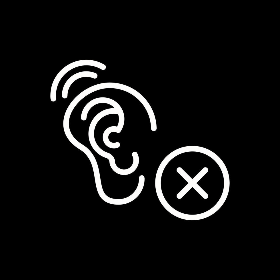 Deaf Vector Icon Design