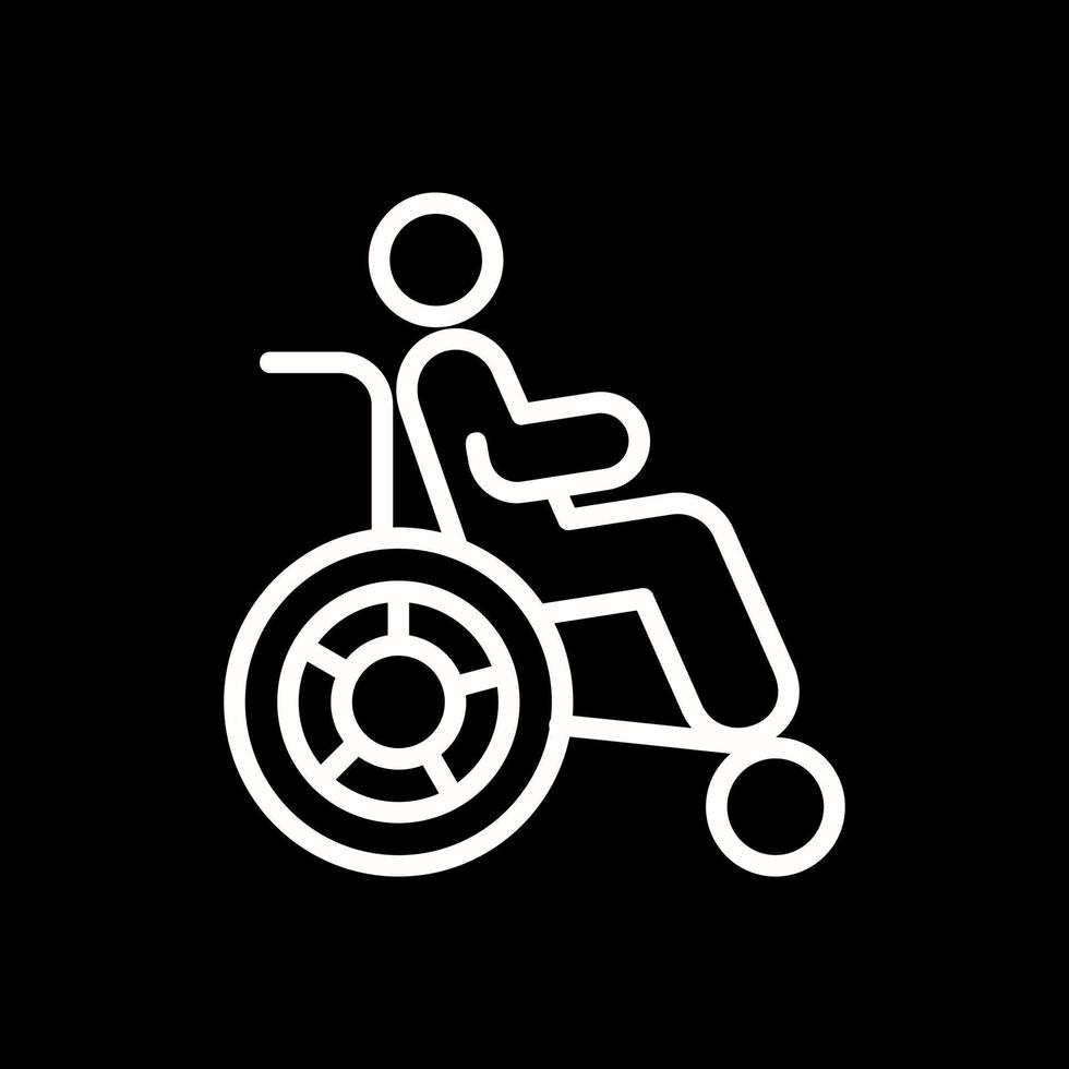 Disability Vector Icon Design