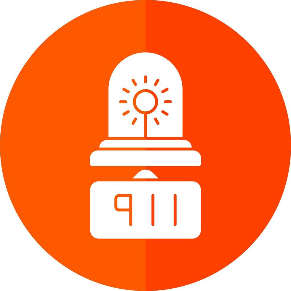 911 Call Vector Icon Design