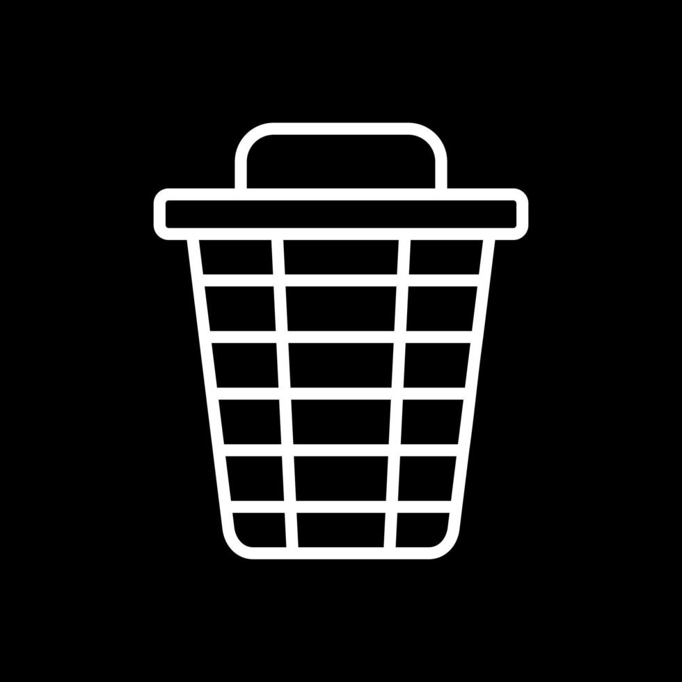 Trash Bin Vector Icon Design