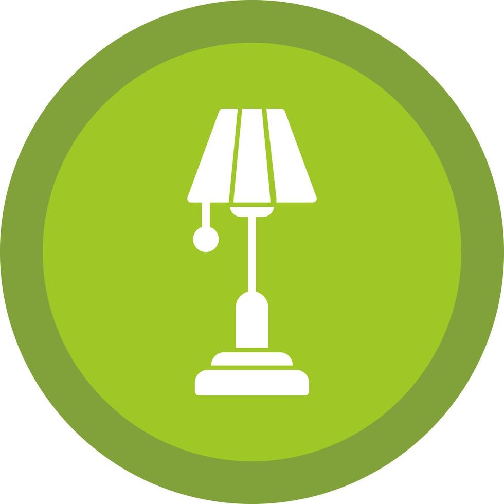 Floor Lamp Vector Icon Design