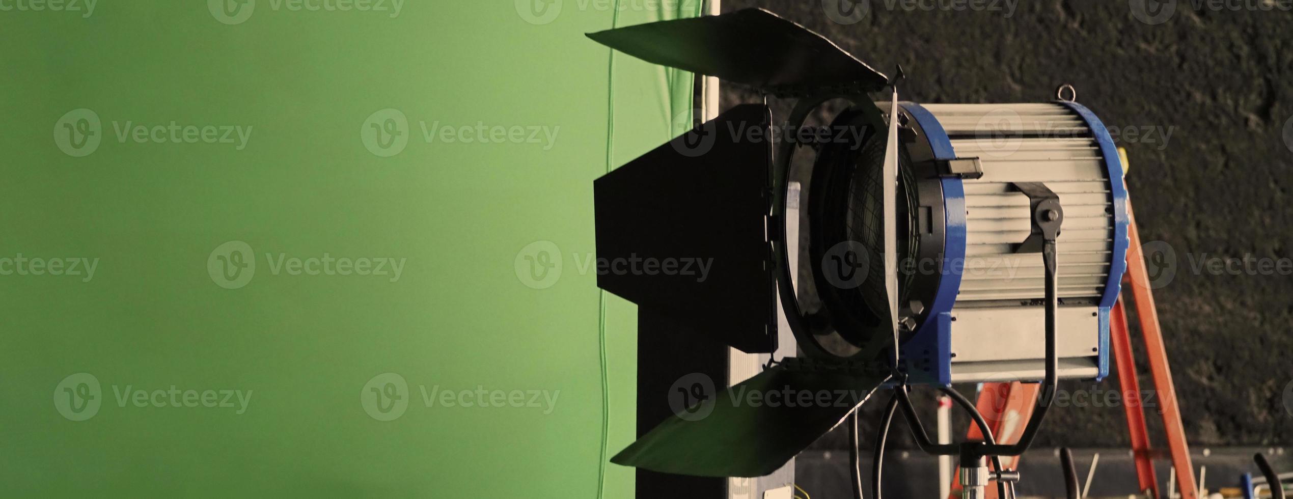 Film light for video production camera in studio set or Use as studio photo shoot light