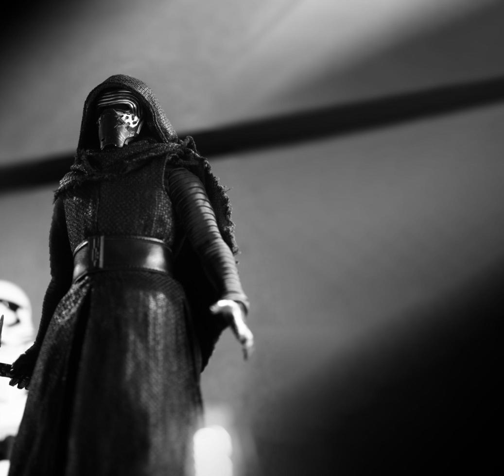 Bangkok Thailand. April 30 2018. Star Wars figure. portrait images. toy figures characters model standing. photo