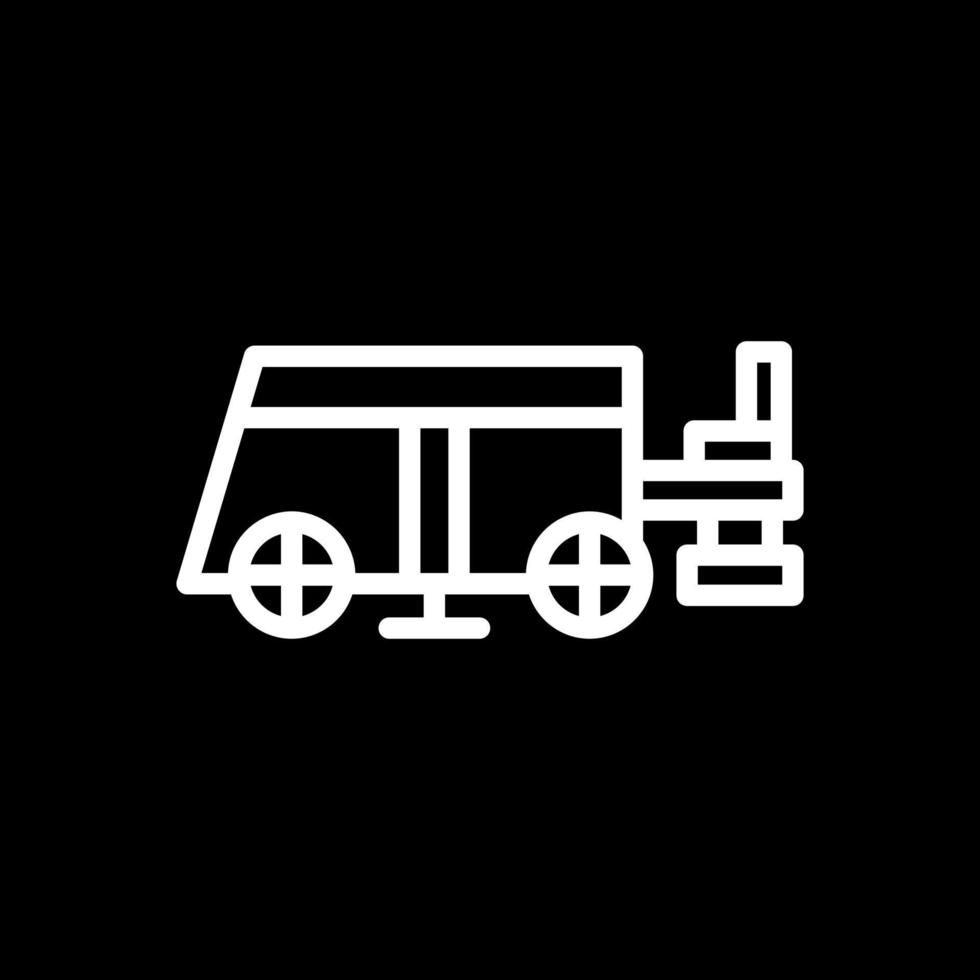 Ice Resurfacer Vector Icon Design
