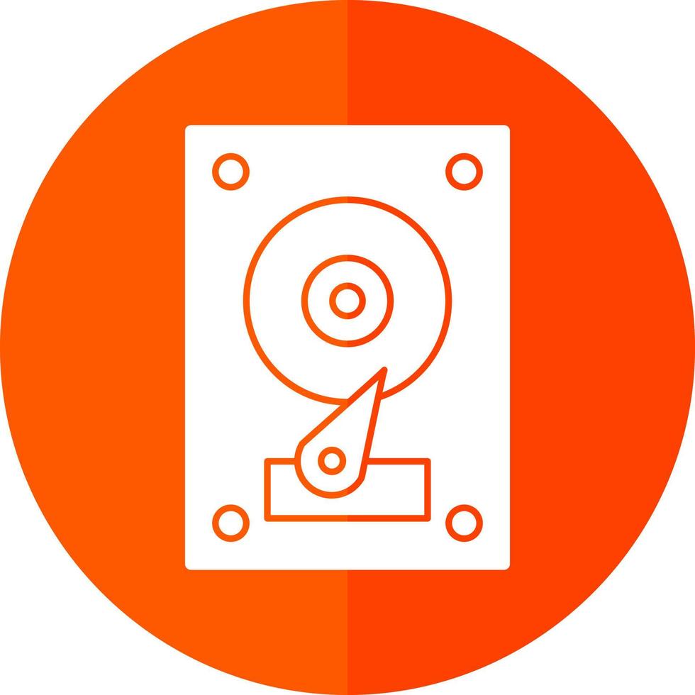 diseño de icono de vector de disco duro