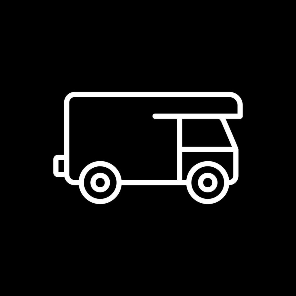 diseño de icono de vector de furgoneta