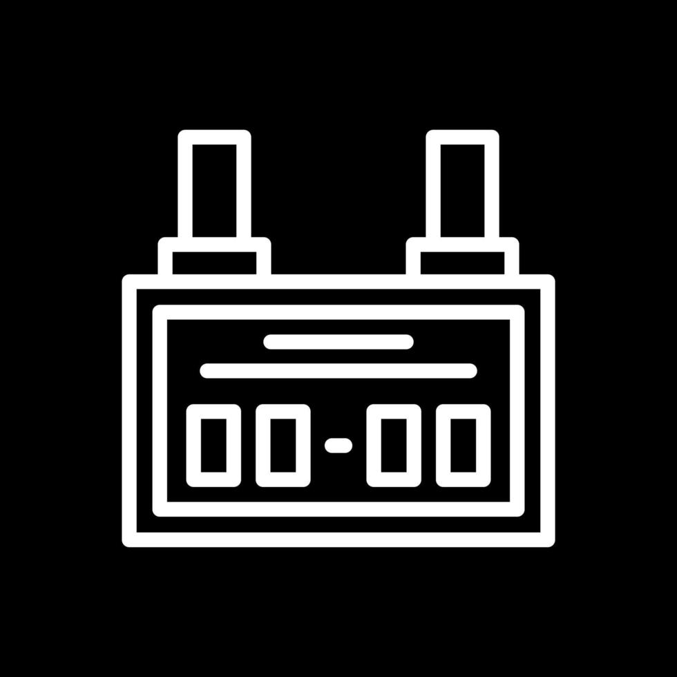 Scoreboard Vector Icon Design
