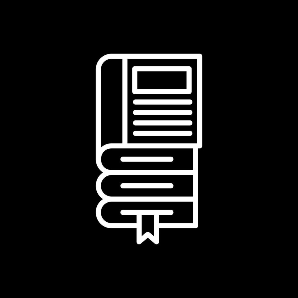 Book Stack Vector Icon Design