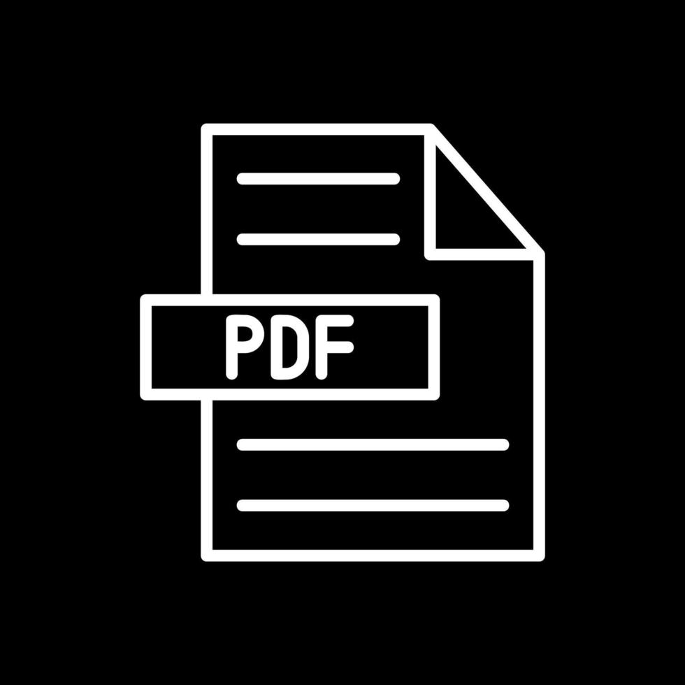 diseño de icono de vector de pdf