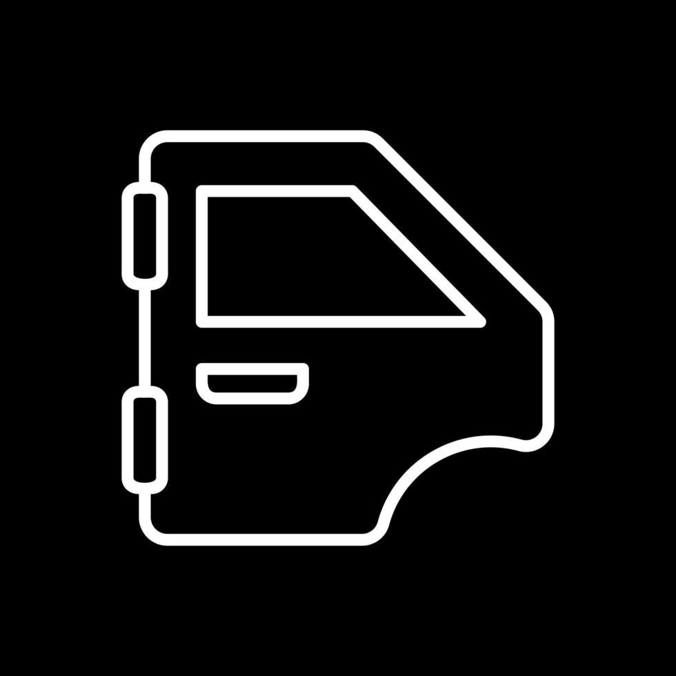Car Door Vector Icon Design