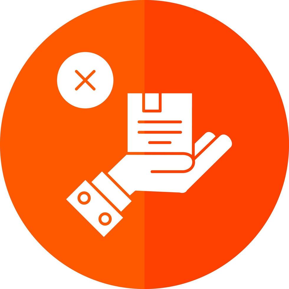 Reject Vector Icon Design