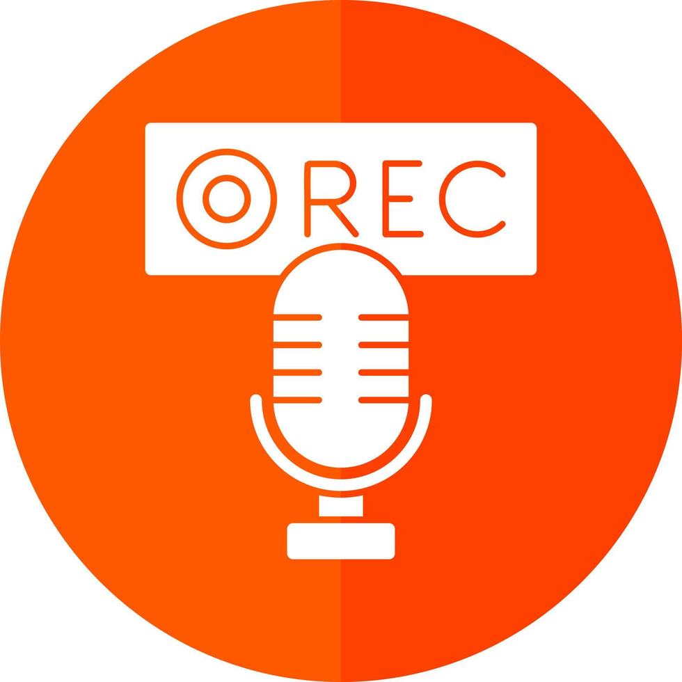 Recording Vector Icon Design