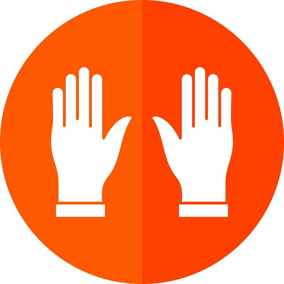 Hands Up Vector Icon Design