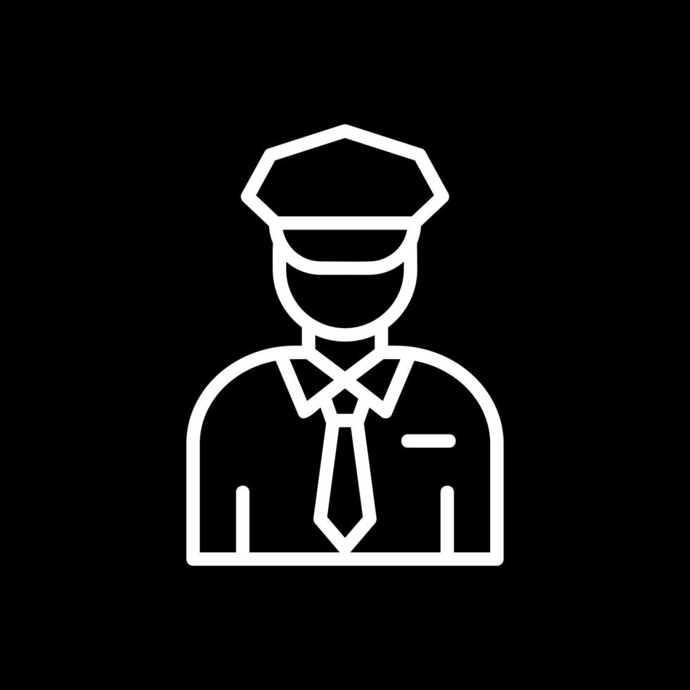 Security Guard Vector Icon Design