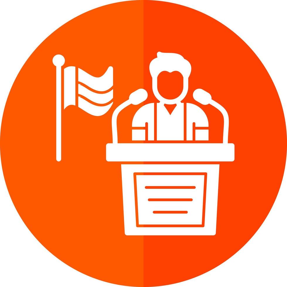 Politician Vector Icon Design