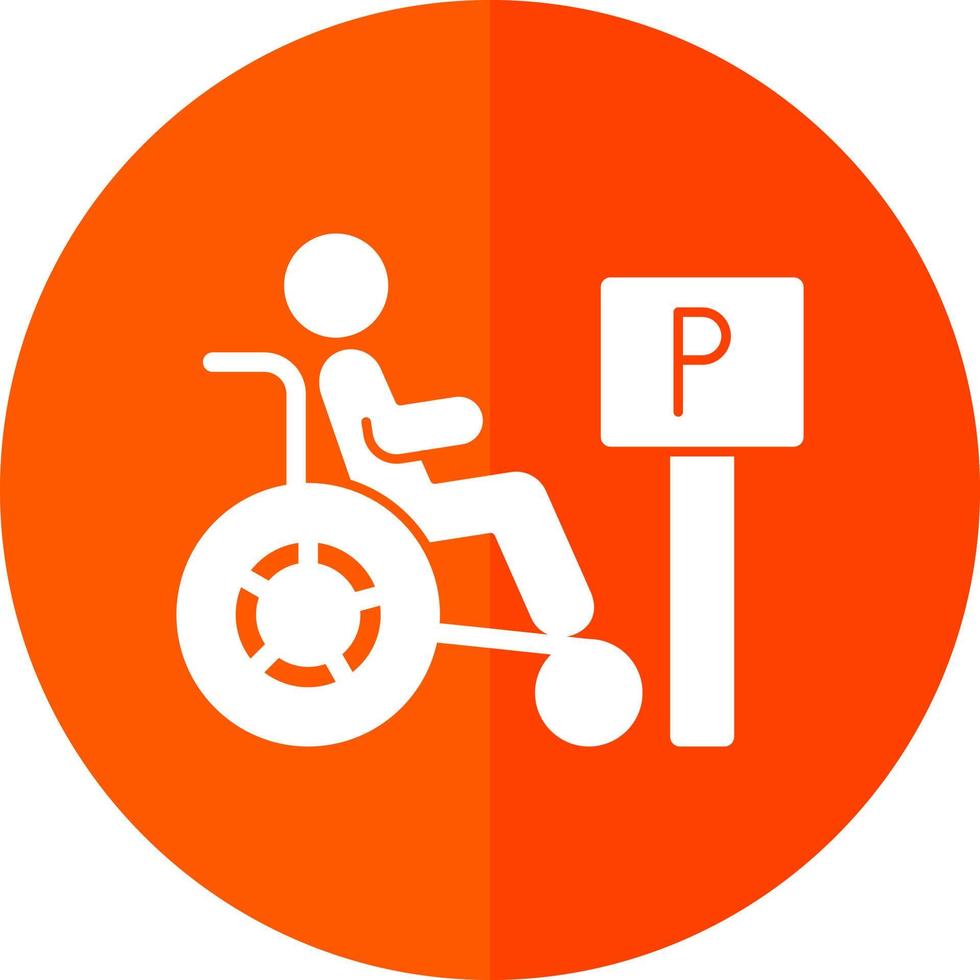 Handicap Vector Icon Design