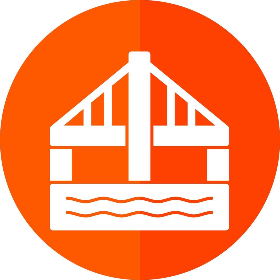 diseño de icono de vector de puente