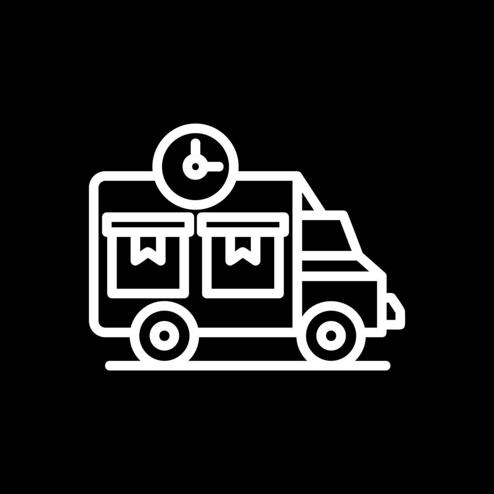 Delivery Time Vector Icon Design