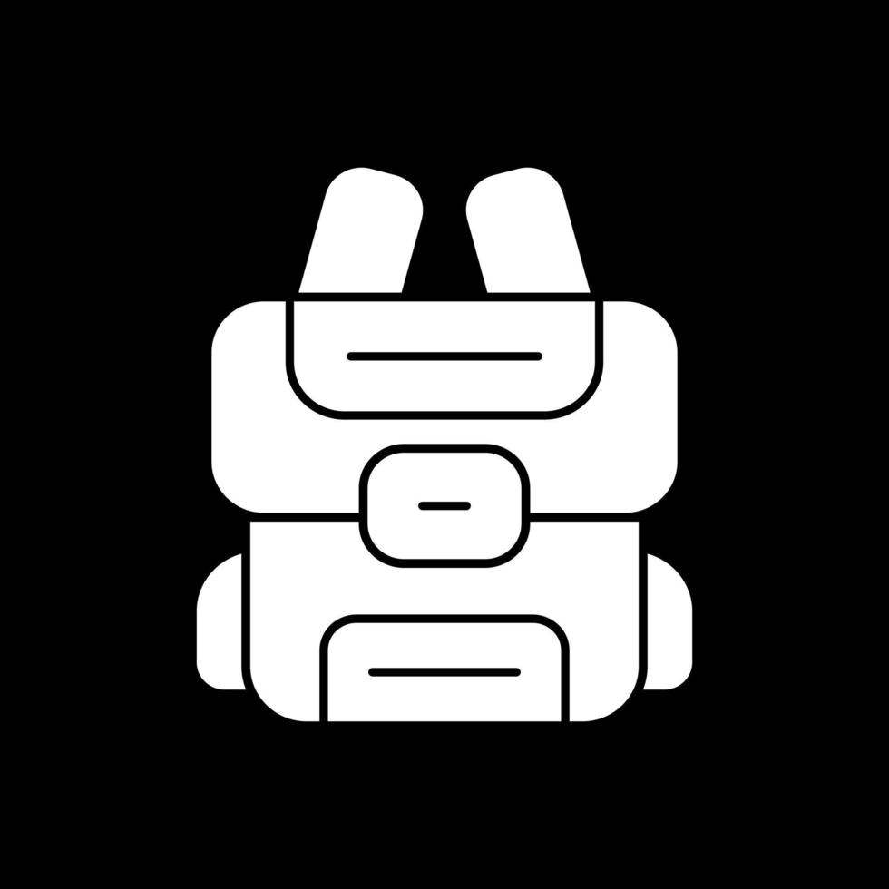 Backpack Vector Icon Design