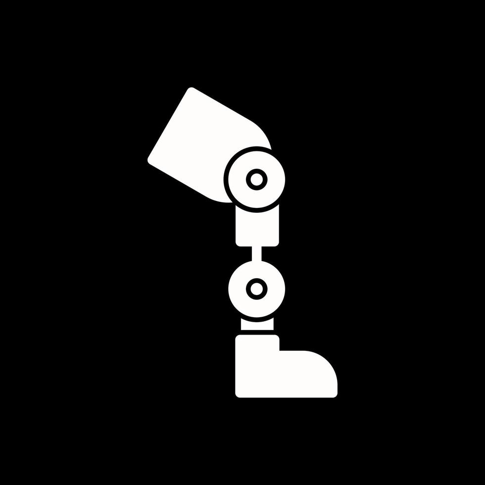 Prothesis Vector Icon Design